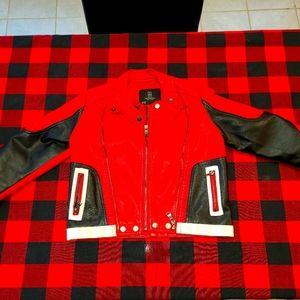 Kid's Leather Motorcycle Jacket
